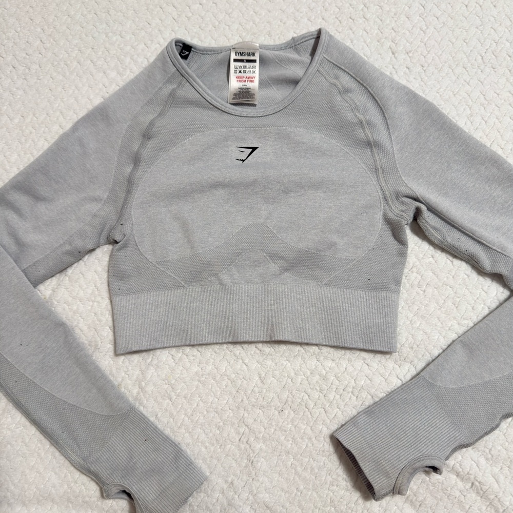 Gymshark Light Gray Women's Crop Top